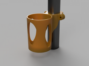 cup holder for the ninebot max scooter Modelo 3D