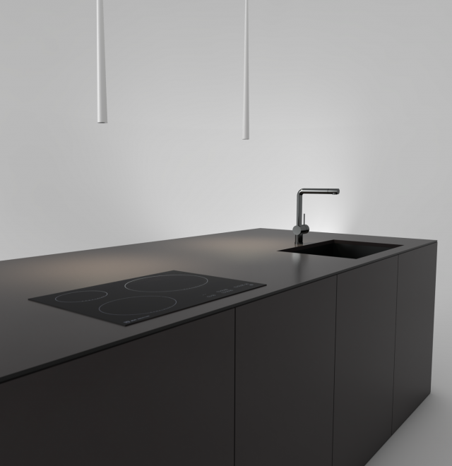 modern kitchen Model 3D .c4d .max .obj .3ds .fbx .stl .blend 