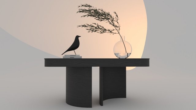 modern table 3D मॉडल .c4d .max .obj .3ds .fbx .stl .blend 
