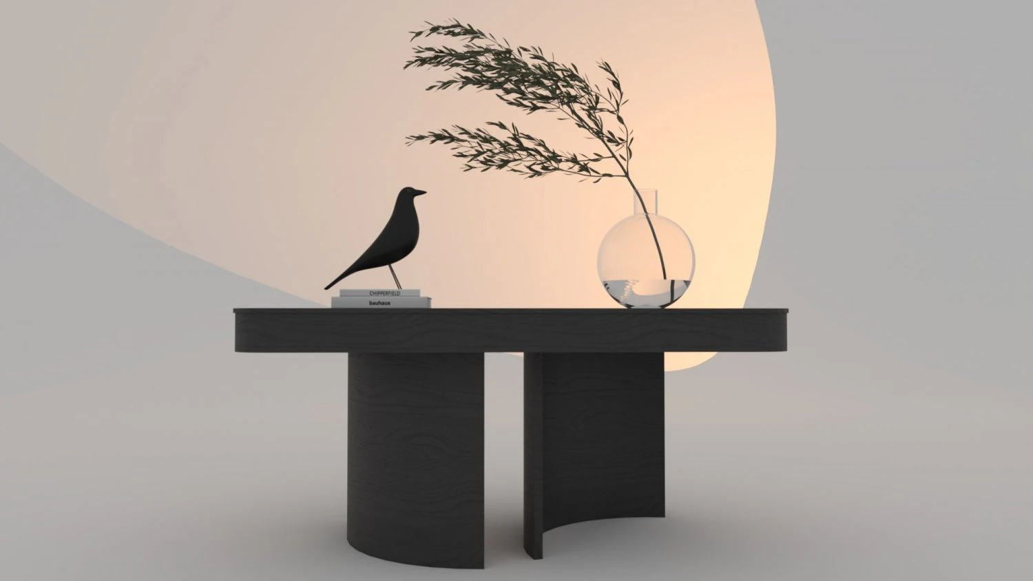 modern table 3D Model .c4d .max .obj .3ds .fbx .stl .blend