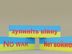 20 pojemników 20-40HC Model 3D