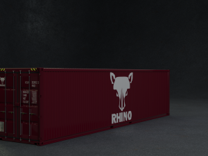 Container 40HC Modelo 3D