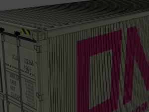 Container 40HC Modelo 3D