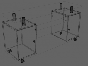 tv stand 3D 模型