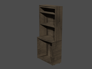 wood stand 3D 모델