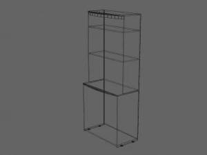 wood stand 3D Model