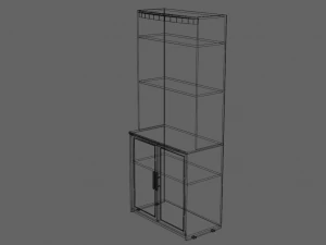 wood stand 3D Model