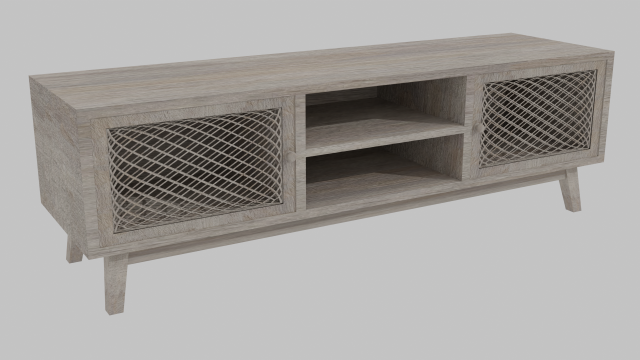 tv stand 3D Модель .c4d .max .obj .3ds .fbx .stl .blend 