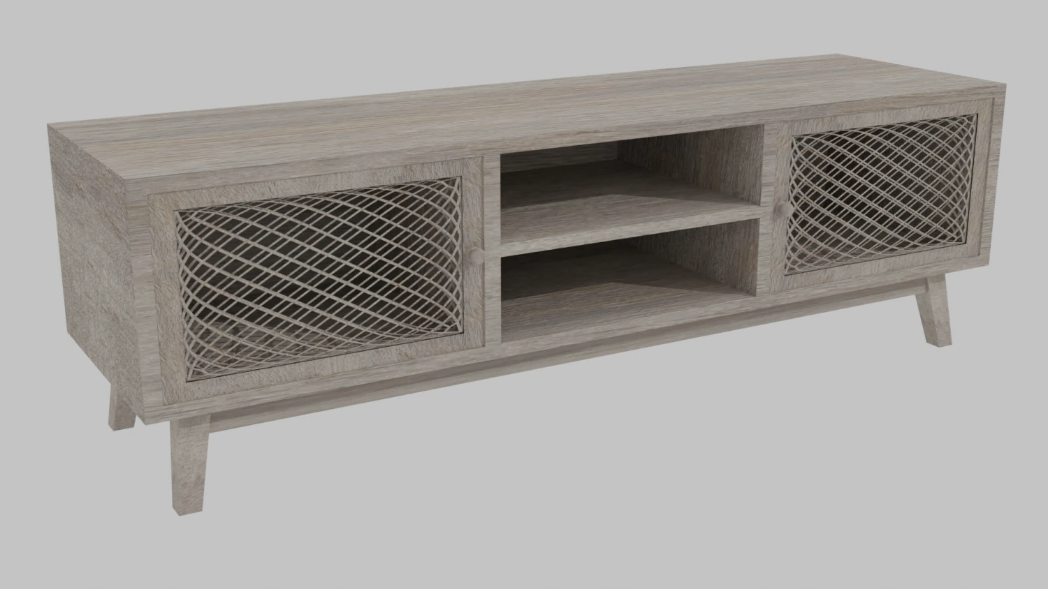 tv stand 3D Model .c4d .max .obj .3ds .fbx .stl .blend 