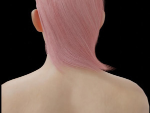 light skin lady 3D Model