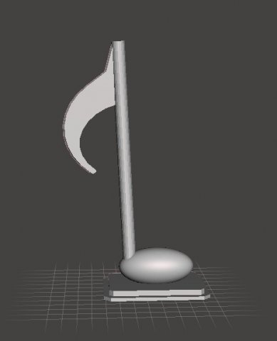 note stand Modello di stampa 3D .c4d .max .obj .3ds .fbx .stl .blend 