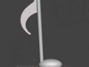 note stand Model Cetak 3D