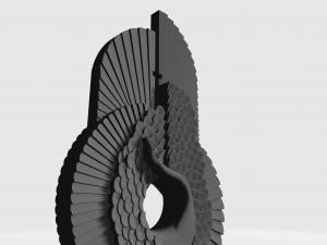 swan monument 3D 모델