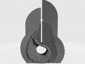 swan monument 3D Model