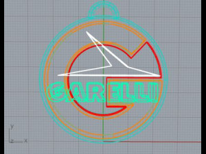 garelli keychain Modelo de impresión 3D