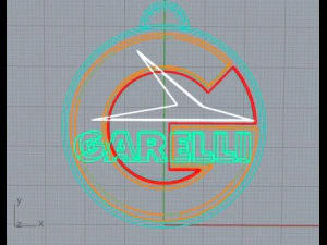garelli keychain 3D Print Model