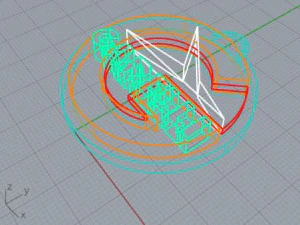garelli keychain 3D Print Model