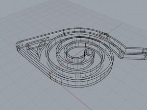naruto konoha keychain Model do druku 3D