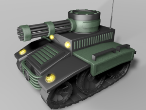mini tank 3D Model