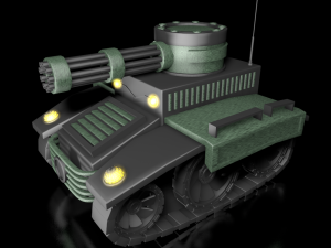 mini tank Model 3D