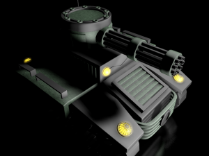 mini tank Model 3D