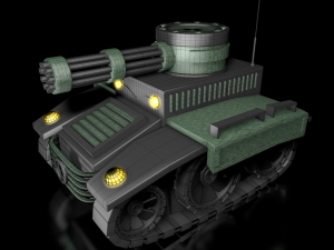 mini tank Model 3D