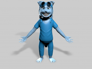 tiger cat Modelo 3D