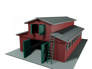 barn Modello 3D