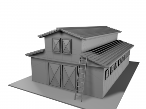 barn Modello 3D
