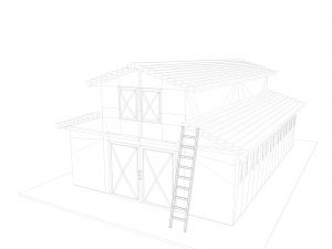 barn Modello 3D