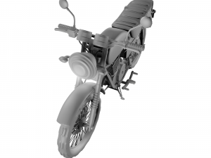 moto kawasaki-w175-se 3D 模型