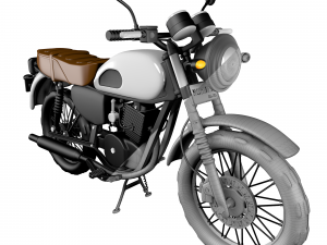 moto kawasaki-w175-se 3D 模型