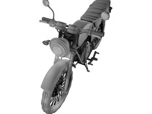 moto kawasaki-w175-se 3D 模型