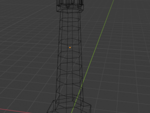 low-polly lighthouse 3D-Modell