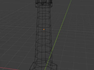 low-polly lighthouse 3D Model
