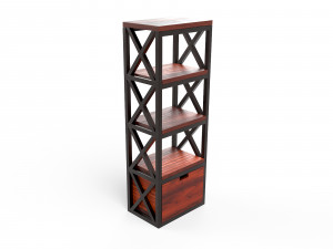 loft-style shelf 3D Model