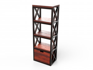 loft-style shelf 3D Model
