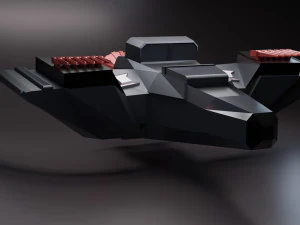 sci-fi spaceship 3D Model