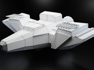 sci-fi spaceship 3D Model