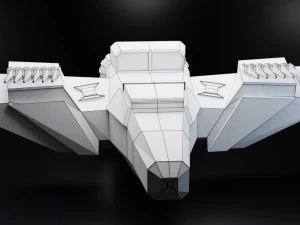 sci-fi spaceship 3D Model