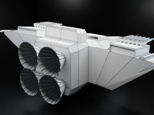 sci-fi spaceship 3D Model