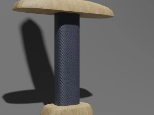 simple sword-shield-axe game 3D Model