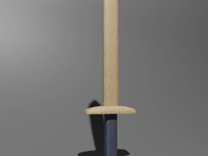 simple sword-shield-axe game 3D Model