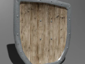 simple sword-shield-axe game 3D Model
