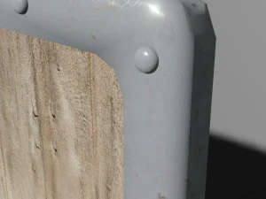 simple sword-shield-axe game 3D Model