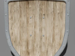 simple sword-shield-axe game 3D Model