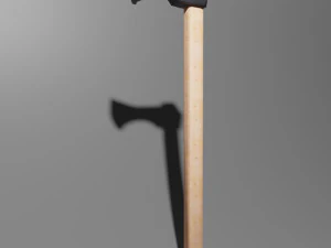 simple sword-shield-axe game 3D Model