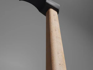 simple sword-shield-axe game 3D Model