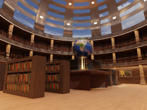 library 3Dモデル