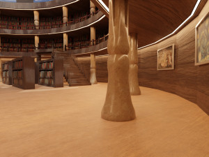 library Model 3D